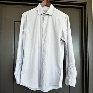 Men's Button Down Perry Ellis Portfolio Tech Shirt, Slim Fit - Size 15 32/33